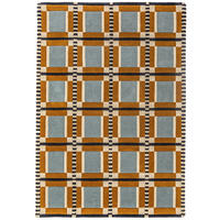 WOLLTEPPICH handgetuftet ORRIN, Fensterkaro-Raster, Multi, 140 x 200 cm - Multicolor, Textil (140/200cm) - KADIMA DESIGN