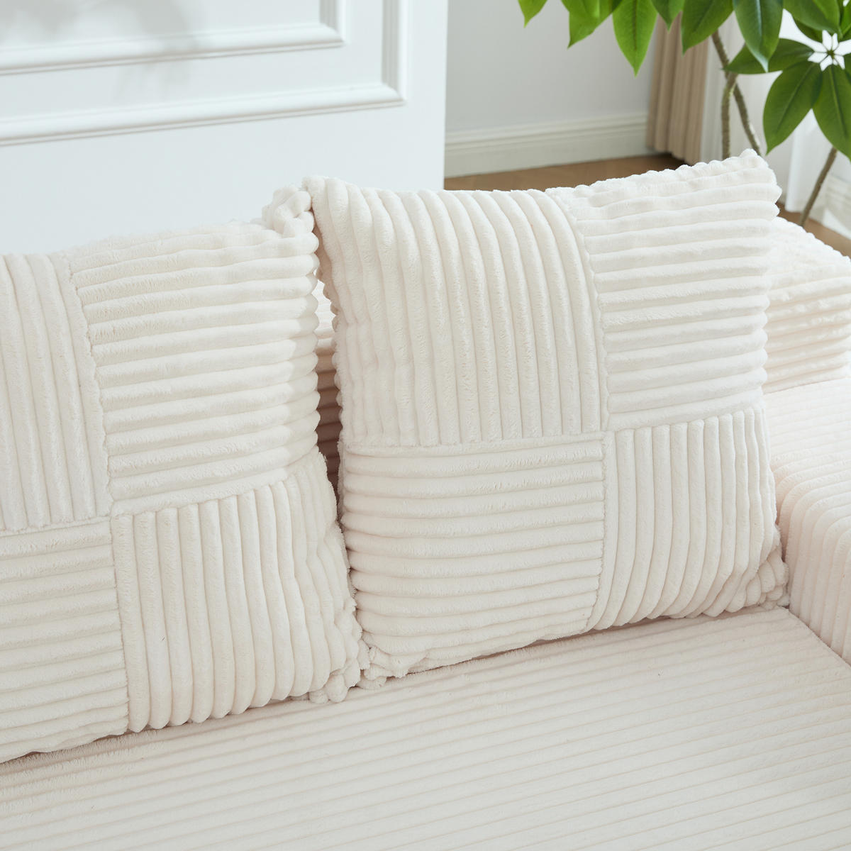 SCHLAFSOFA Modular mit Getränkehaltern und Seitentaschen, DE-42913, Beige - Beige, Textil (172/64/87cm) - ComfortXL
