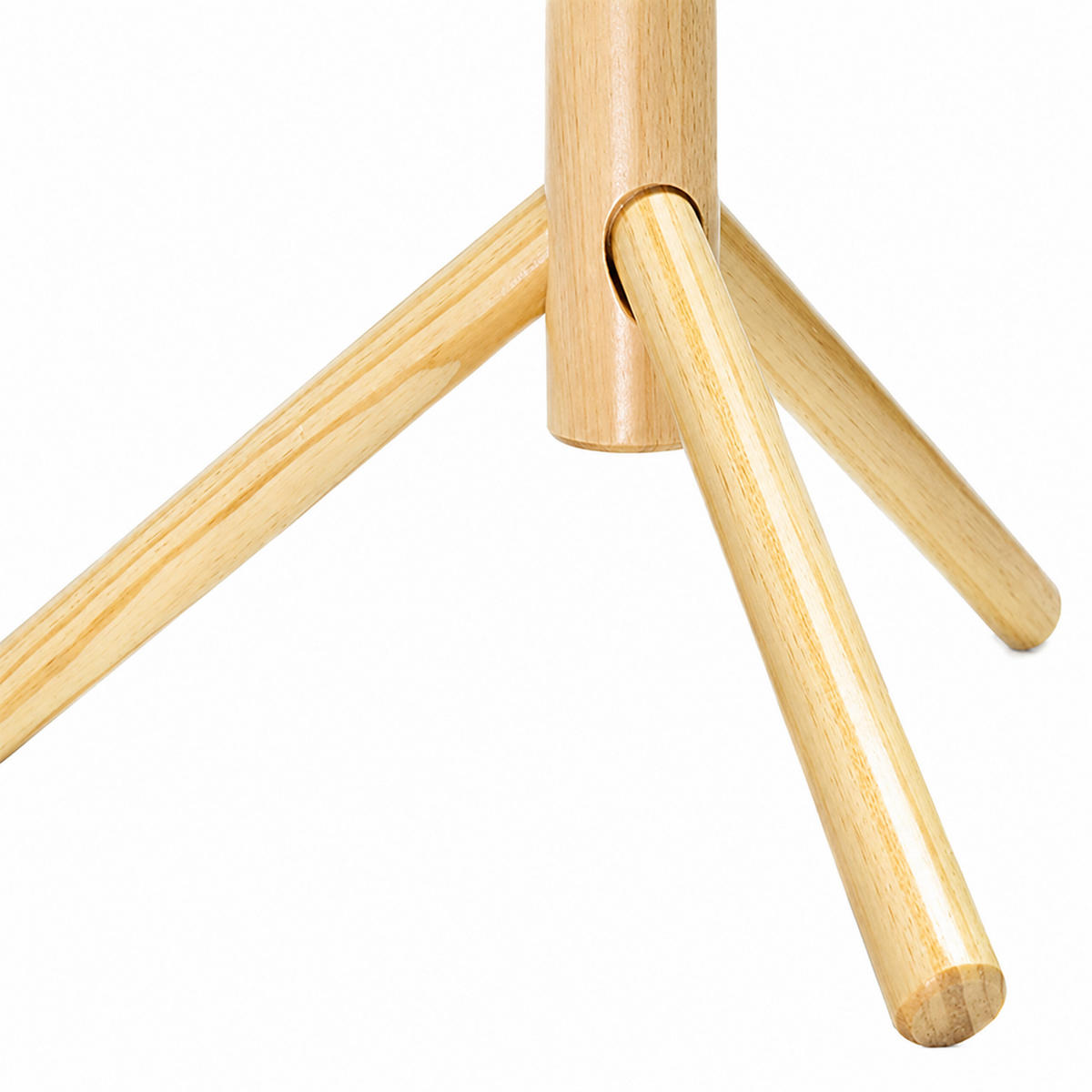 GARDEROBENSTÄNDER Natur Kiefernholz 8 Haken 175 cm - Hellbraun, Holz (50/175/50cm) - Relaxdays