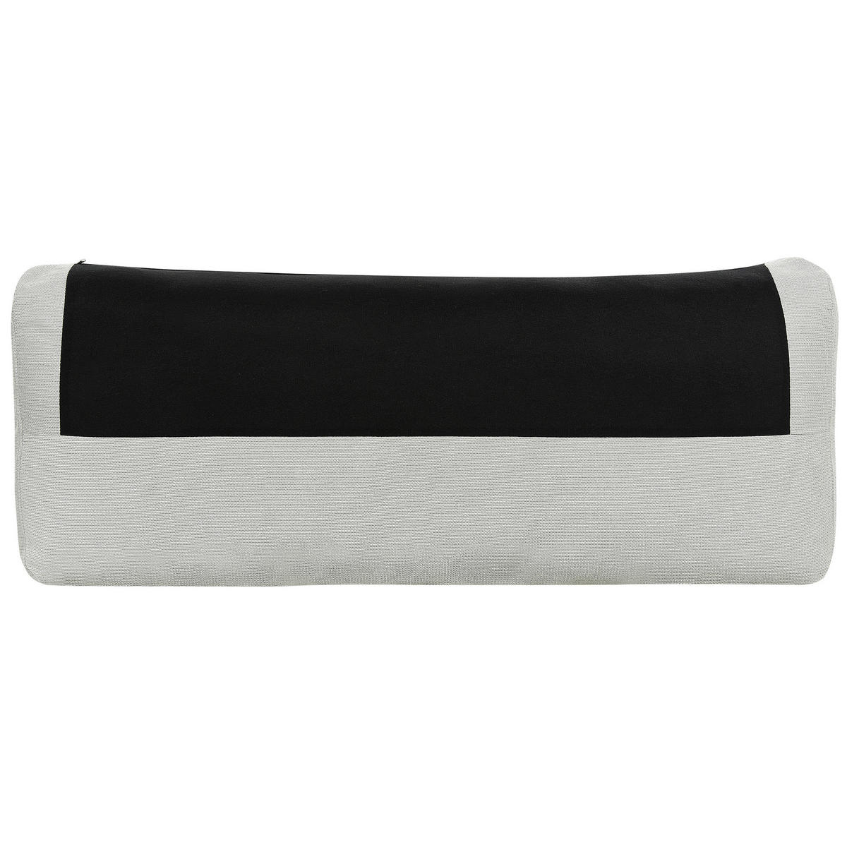 3-SITZER-ECKSOFA hellgrau linksseitig Maloy - Schwarz/Grau, Textil (272/189cm) - Beliani