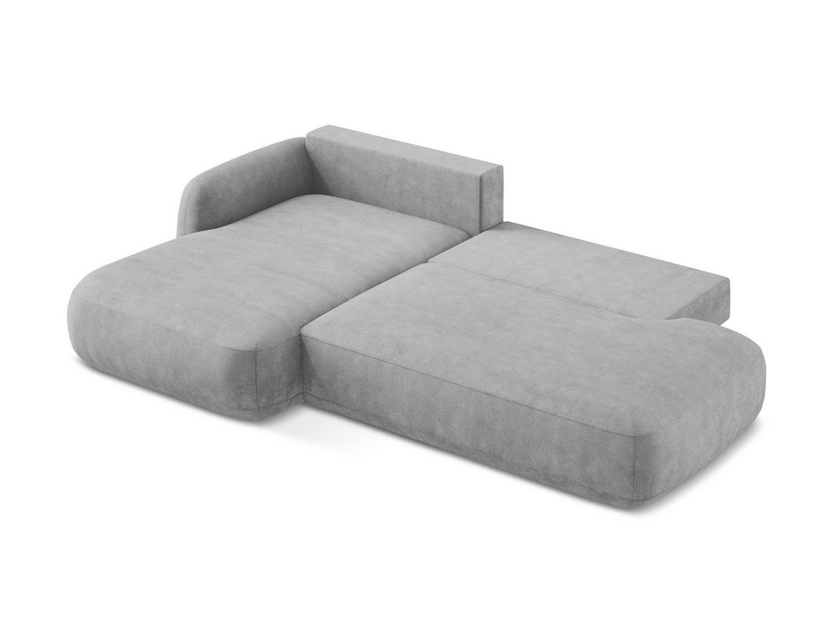 POUF Chenille Stoff Blau - Blau/Schwarz, Holzwerkstoff/Textil (111/88/60cm) - Makamii