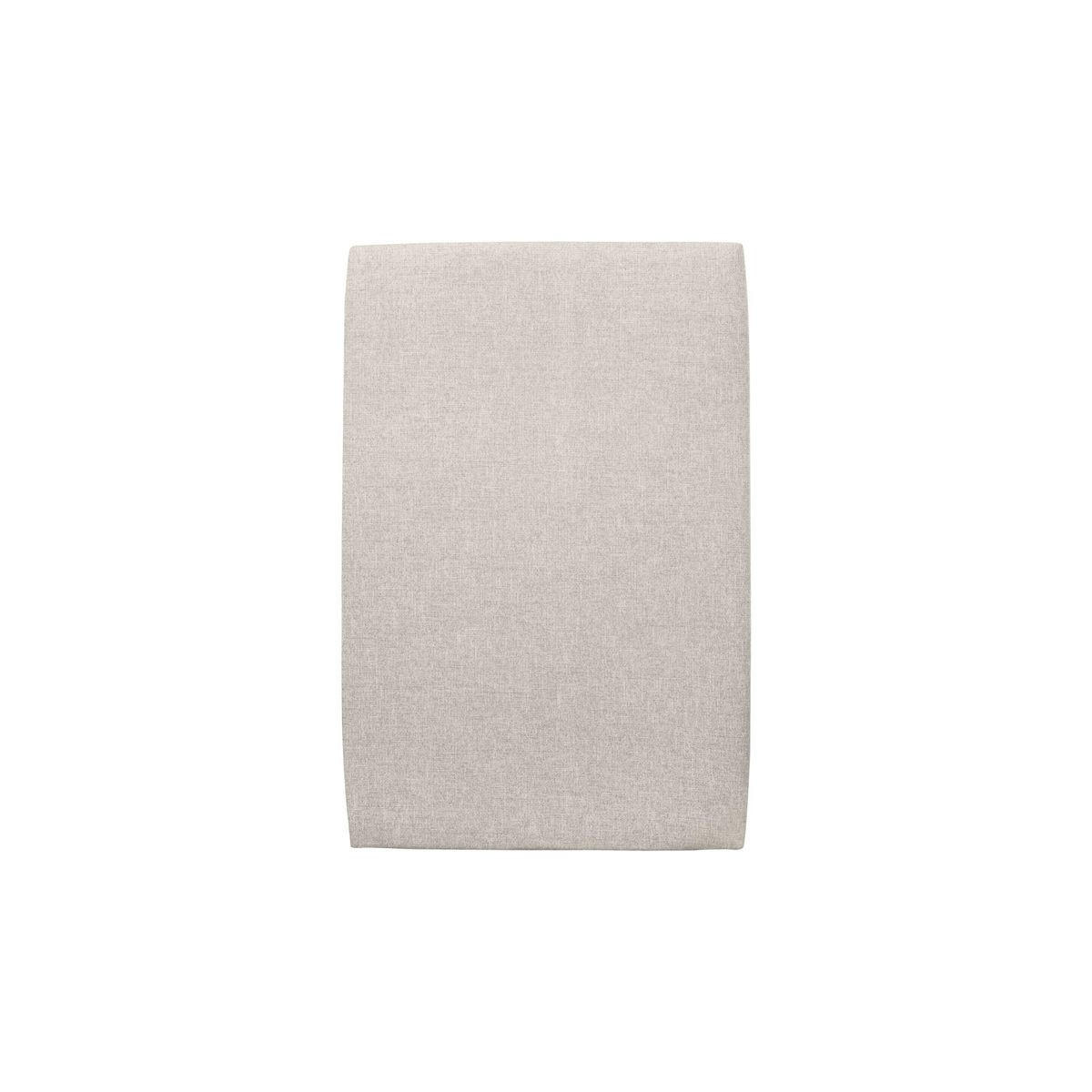 90 cm GEPOLSTERTES KOPFTEIL – hellbeiger Natté-Stoff - Beige, Karton/Holz (90/120/10cm) - Sommeil de Plomb