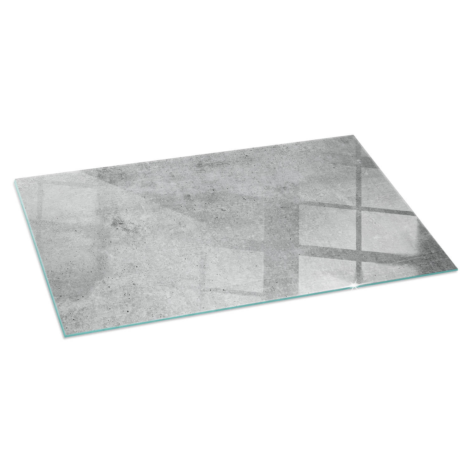 ArtPrintCave Glasplatte Grau 140x70x0.4 cm
