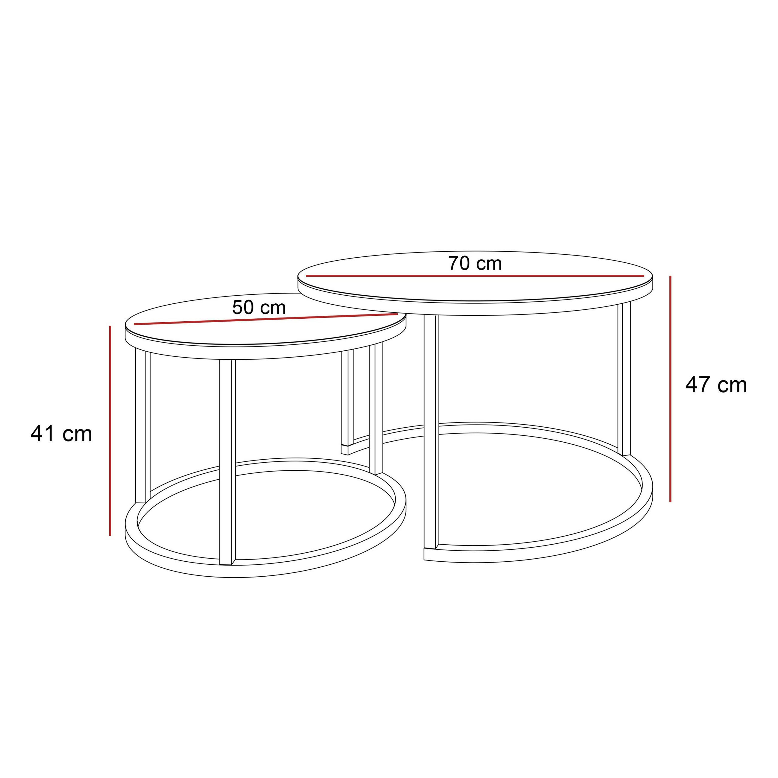 COUCHTISCH 2-in-1 CIRI GLASS CHROME mit Glasplatte - Silberfarben, Glas (70/70/47cm) - Lookway