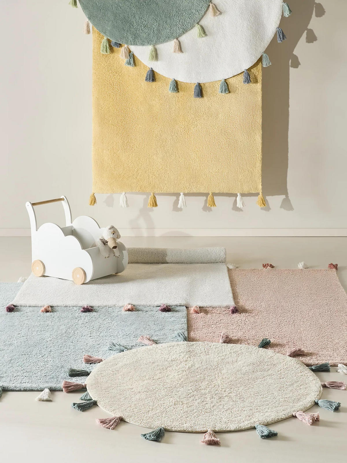 KINDERTEPPICH waschbar Malu Rosa 120x170 cm - Rosa, Textil (120/170cm) - Lytte