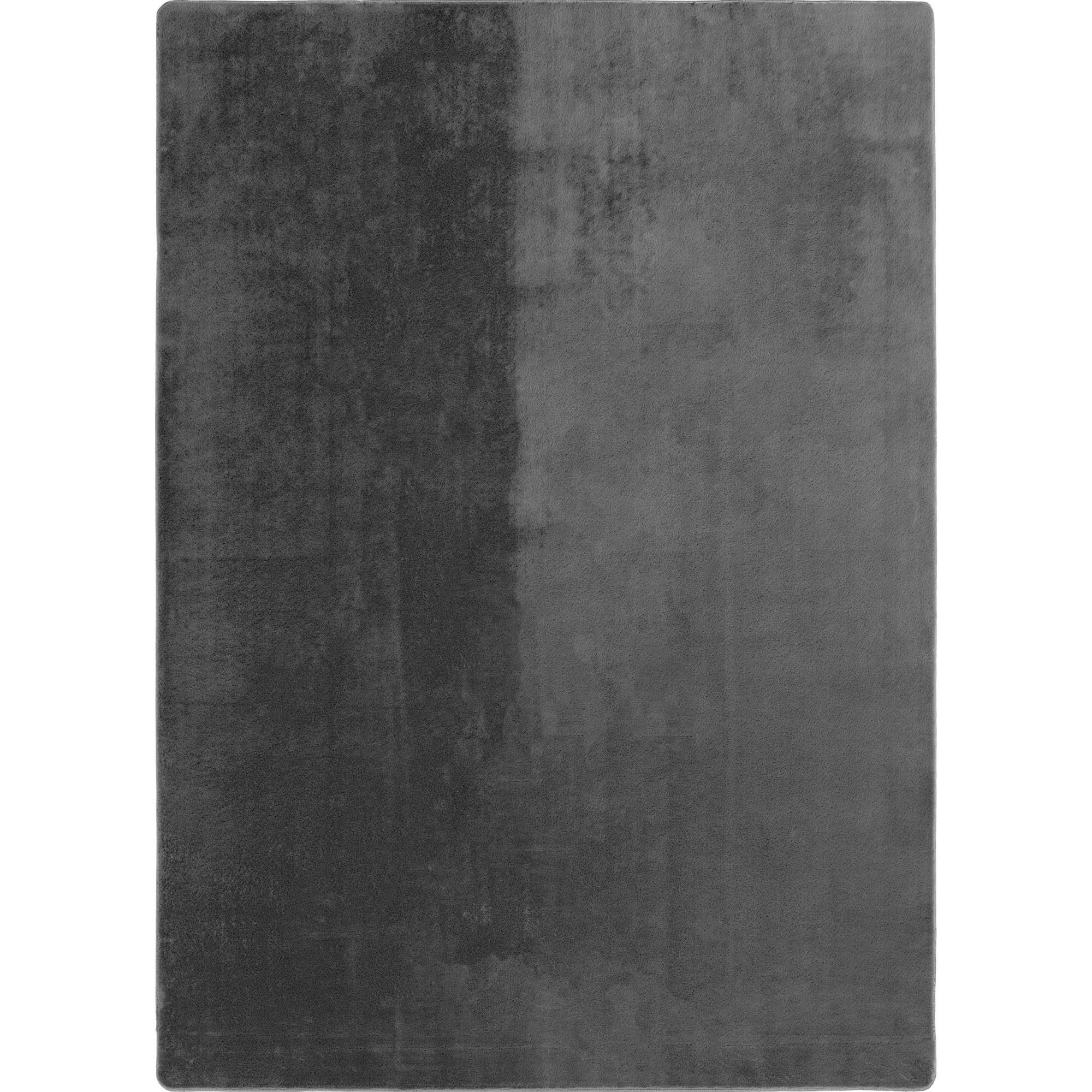 KURZFLORTEPPICH Waschbar ISAR, einfarbig, Grau, 240 x 340 cm - Grau, Textil (240/340cm) - KADIMA DESIGN