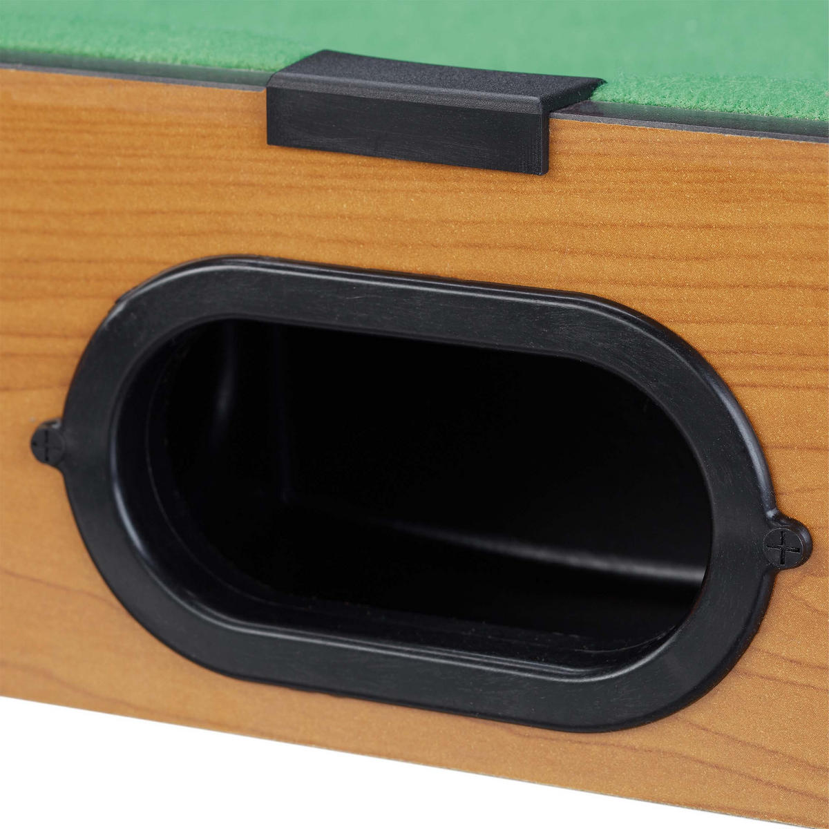 BILJAR Smeđa Zelena mini s priborom - višebojno, drvni materijal/plastika (51/31cm) - Relaxdays