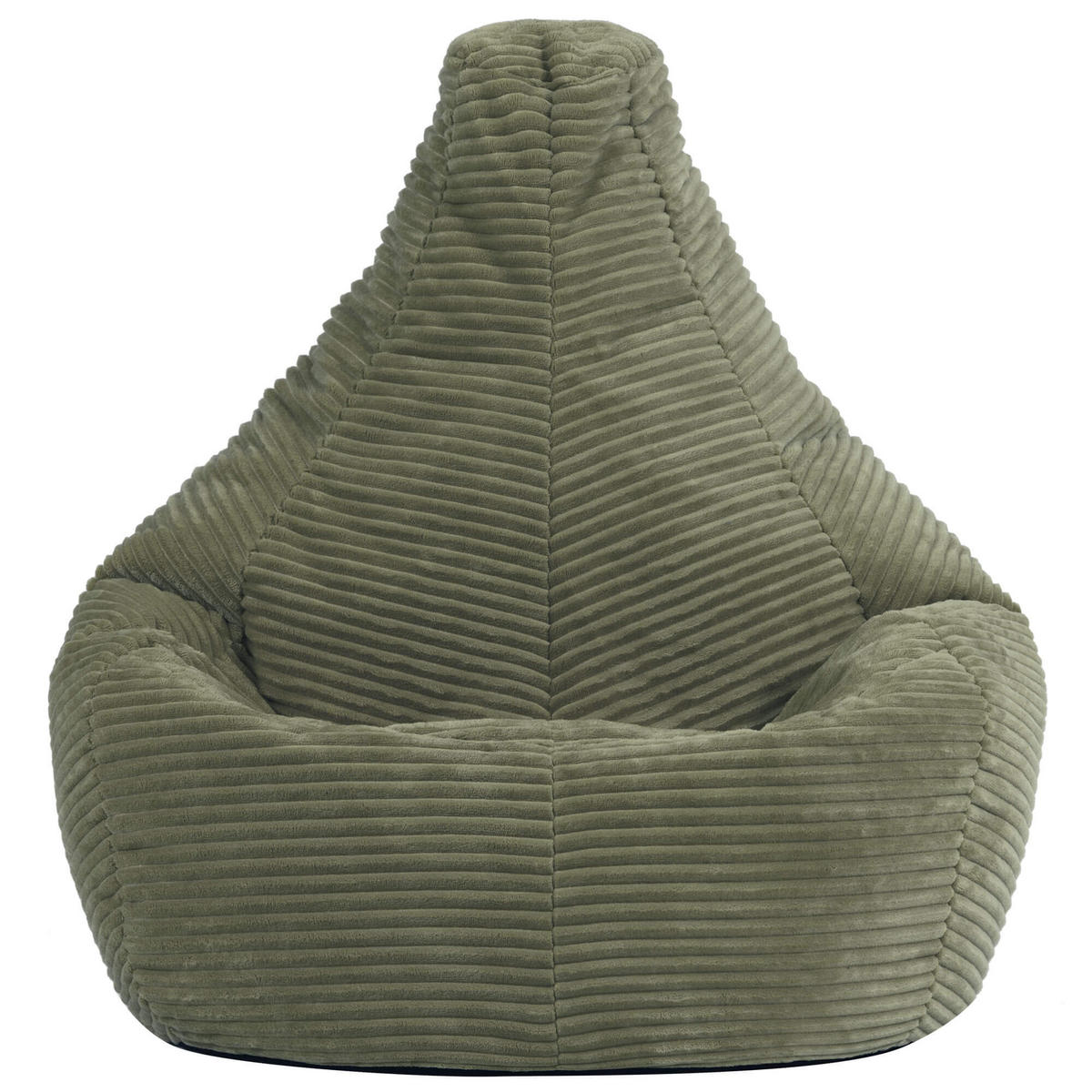 SITZSACK für Kinder Sessel aus Cord 2-tlg. - Salbeigrün, Textil (69/59/65cm) - icon