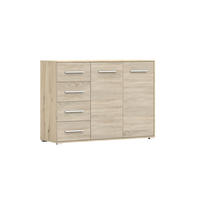 KOMMODE - Highboard IRYS 01 2D4S Artisan + Sonoma - Eiche Artisan/Sonoma Eiche, Holzwerkstoff (135/95/45cm) - Möblo