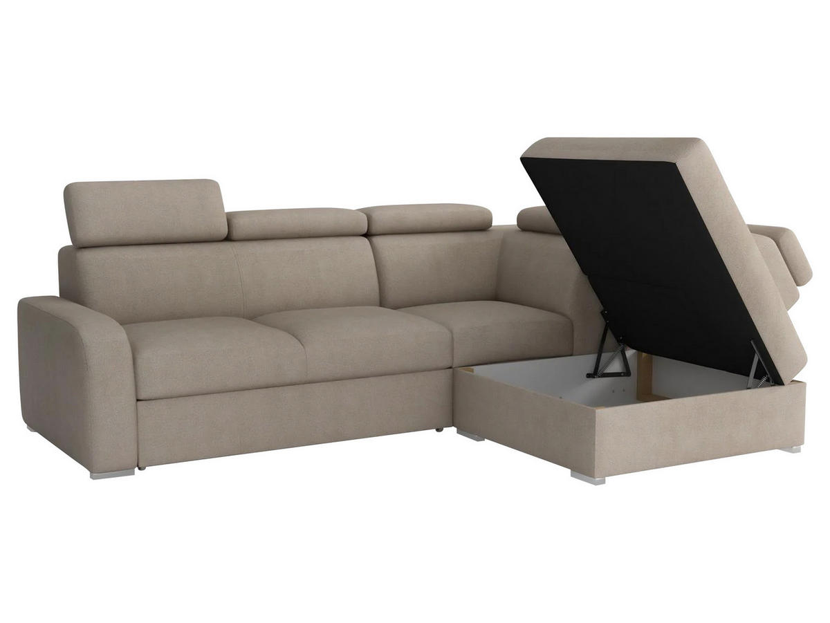 COLTAR Oslo 2rRLXp, Stanga LXP+R+2R - argintiu/crem, material plastic/material textil (250/200cm) - MIRJAN24