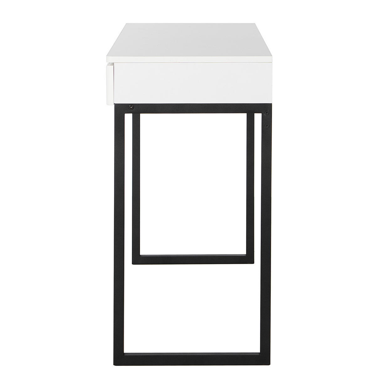 SCHREIBTISCH - Schwarz, Holzwerkstoff/Metall (40/110/75cm) - home24