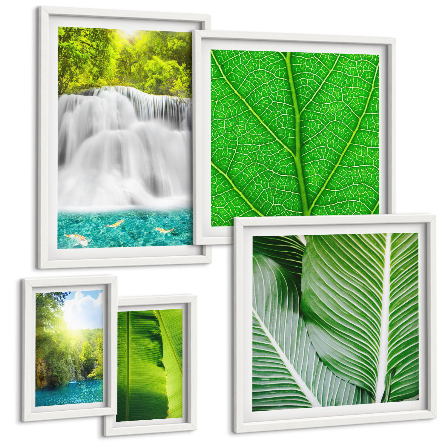Tulup Bilder Weiß 40x60 cm