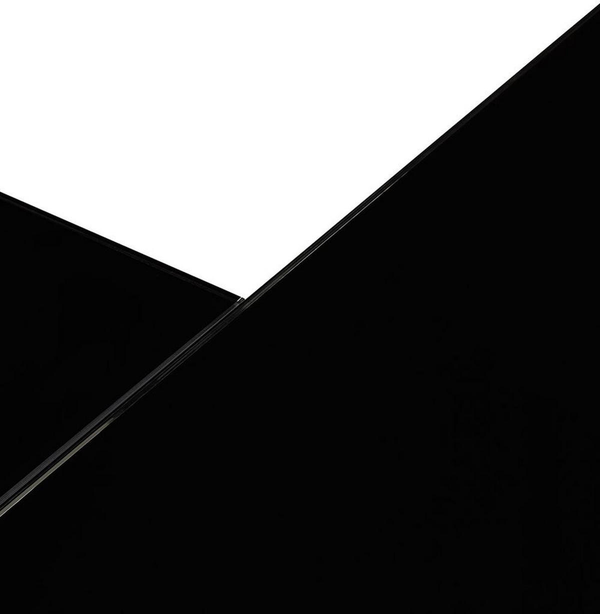 ECKSCHREIBTISCH Glas Metall Chromakzente Platzsparend KERIX, Schwarz 170x160x73 cm - Schwarz, Glas/Metall (160/170/73cm) - KADIMA DESIGN