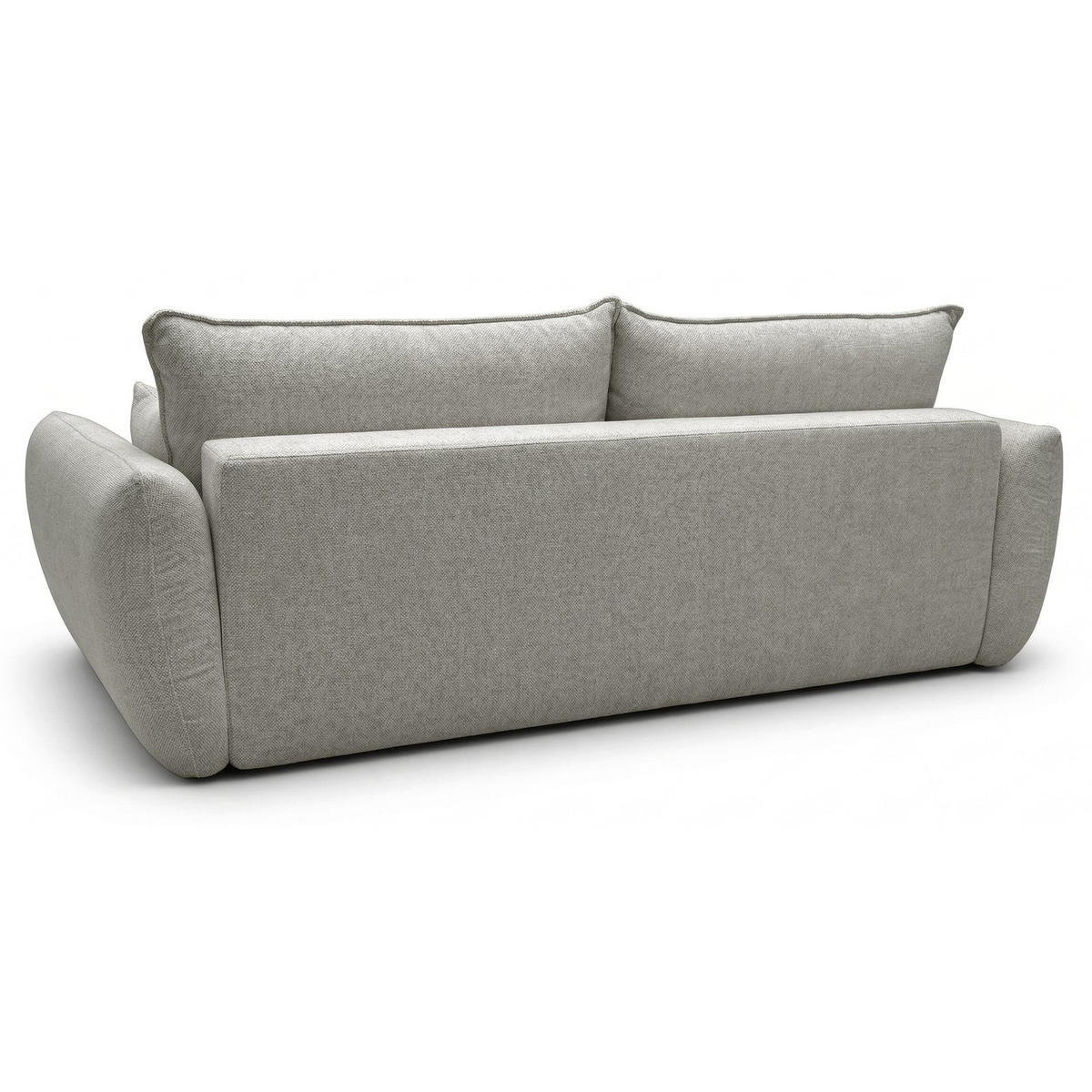 3-SITZER SCHLAFSOFA Zordo Chenille Graubeige - Taupe/Schwarz, Kunststoff/Textil (238/91/102cm) - Selsey