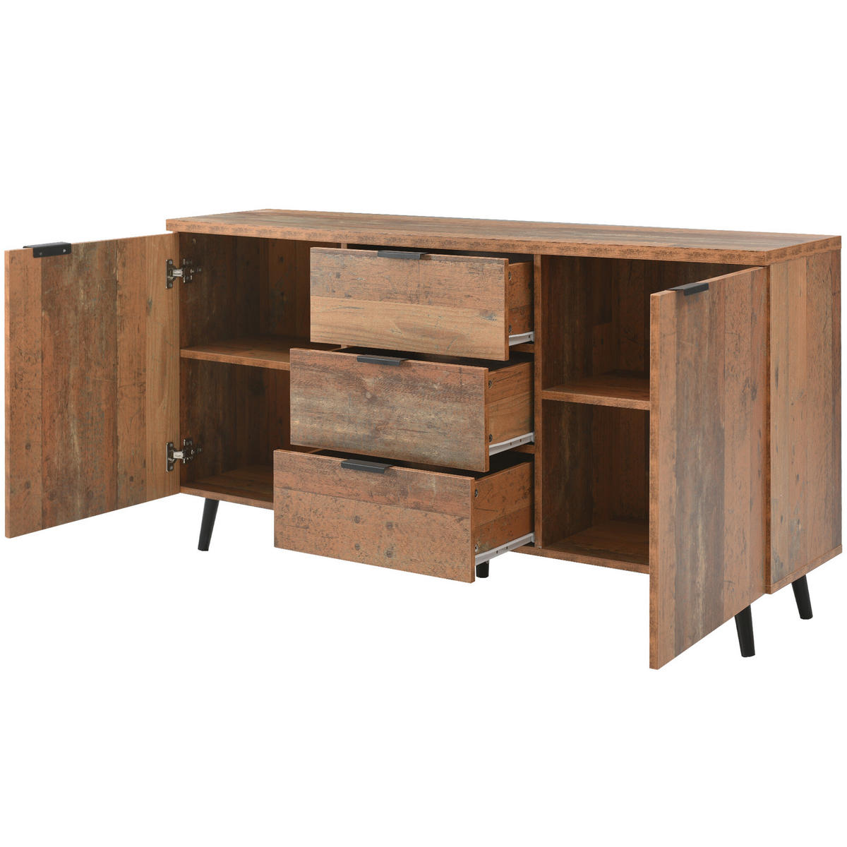 SIDEBOARD Braun 140/35/70 cm - Braun, Holzwerkstoff (35/70/140cm) - Urban Meuble