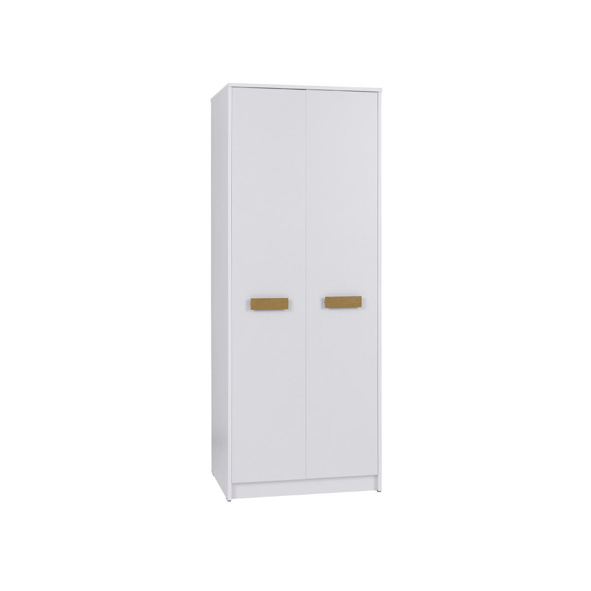 GARDEROBENSCHRANK KLEIDERSCHRANK GRANT G13 WEIß 75/195/54 - Weiß, Holzwerkstoff (75/195/54cm) - Marmex Möbel