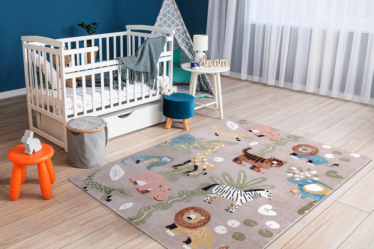 TEPPICH Fun 160/220 cm - Beige, Textil (160/220cm) - rugsX