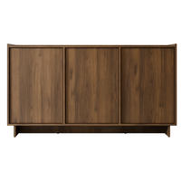 SIDEBOARD Yasumi K147 - Nussbaumfarben/Schwarz, Holzwerkstoff/Kunststoff (147/82/39cm) - MIRJAN24