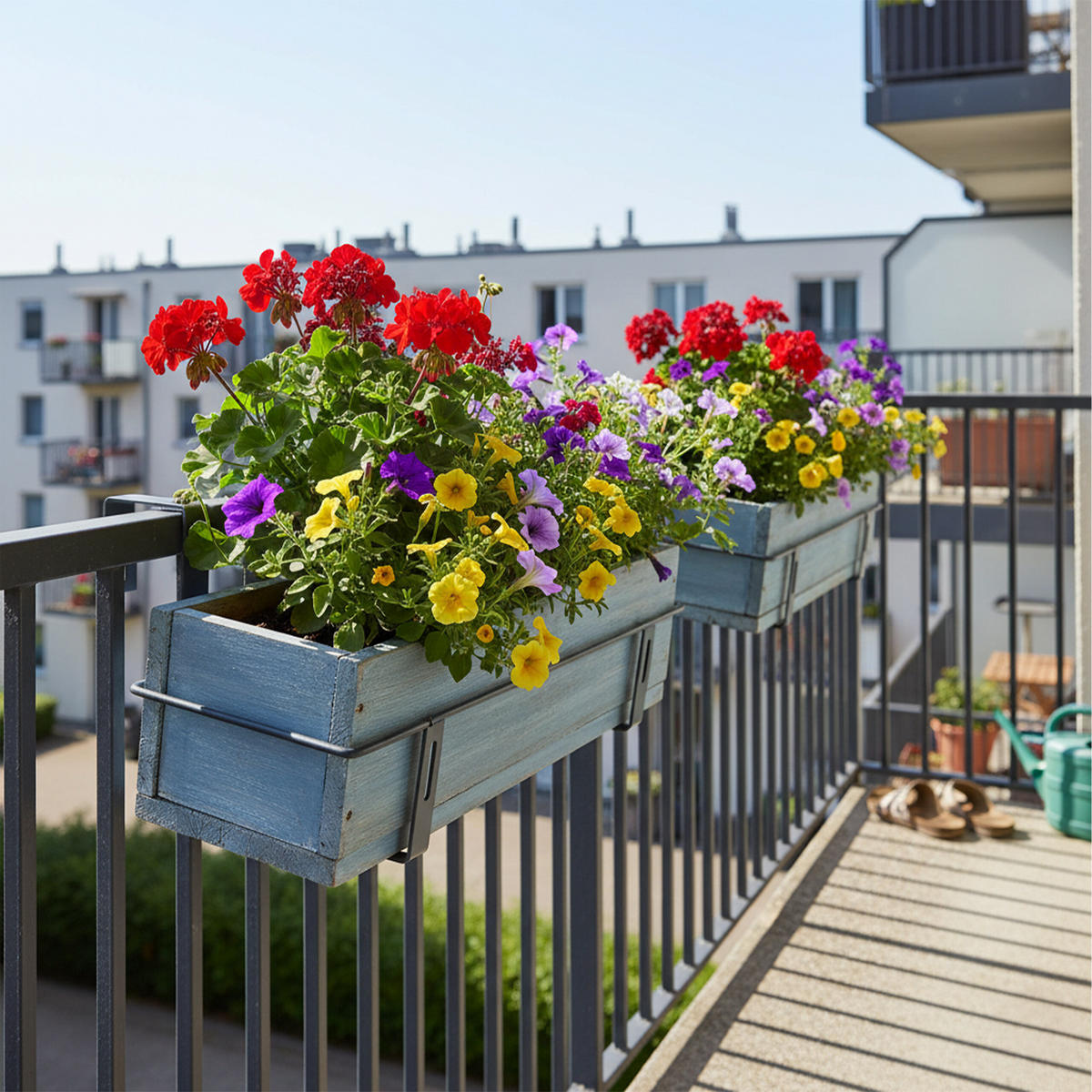 HÅLLARE BLOMLÅDA ljusbrun 4-pack - Ljusbrun, Metall (2/17/34cm) - Relaxdays