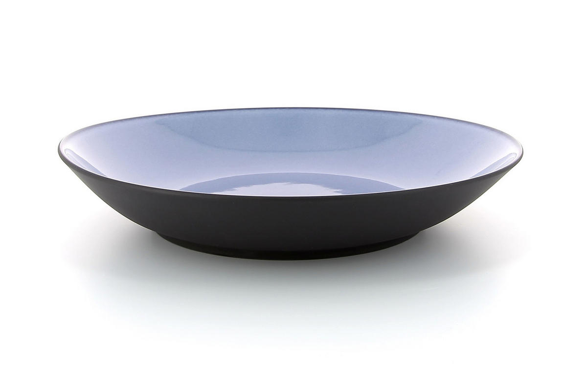 SUPPENSCHÜSSEL / COUPTELLER EQUINOXE 27 cm Cirrusblau - Multicolor, Keramik (27cm) - Revol Porcelaine France
