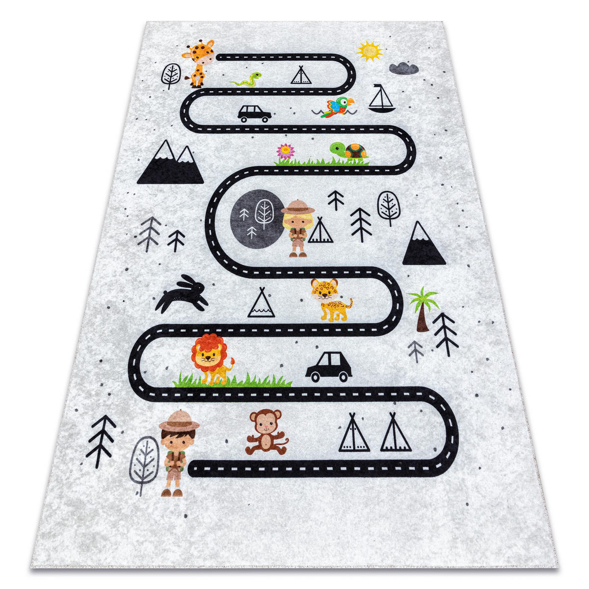 TEPPICH Junior 140/190 cm - Grau, Textil (140/190cm) - rugsX