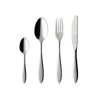 TAFELBESTECK Arthur silber 24er Set - Silberfarben, Metall - Villeroy & Boch