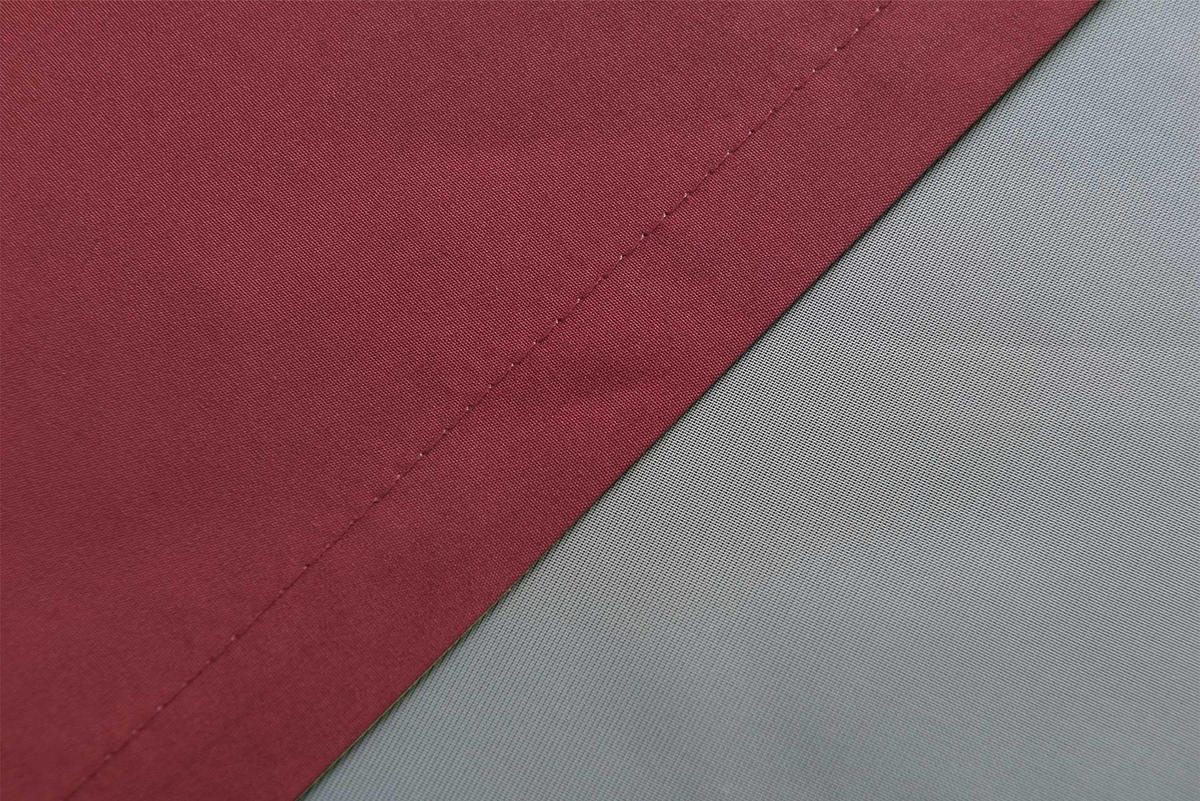 VORHANG 2ER SET BERLIN HxB 145x140cm Bordeaux - Bordeaux, Textil (140/145/145cm) - Gardinenbox