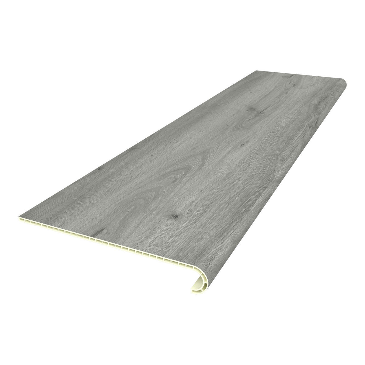TREPPENVERKLEIDUNG-SET 4 TLG. Bunschoten - Grau, Kunststoff (120/32cm) - NEU.HOLZ