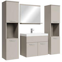 BADMÖBEL-SET Montreal 5 Teile Cashmere - 60 x 35 x 51 cm - Kaschmir, Holz (60/51/35cm) - Badplaats