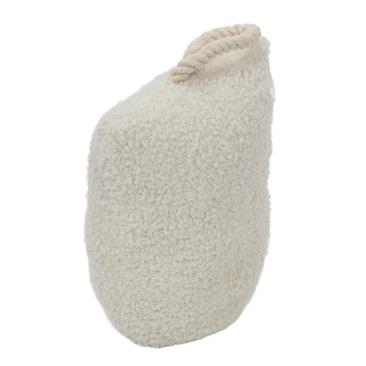 TÜRSTOPPER Weihnachtsmuster - Weiß, Textil (10/18cm) - Home Styling Collection