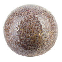 DEKO-KUGEL Saggio Braun 12/12/11 cm Keramik - Braun, Keramik (12/12/11cm) - Mondex