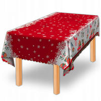 TISCHDECKE Weihnachts 140x250cm - Rot, Textil (140/250cm) - KRUMAD