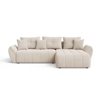 ECKSOFA Decor Beige - Beige, Holz/Textil (280/190cm) - Graingold