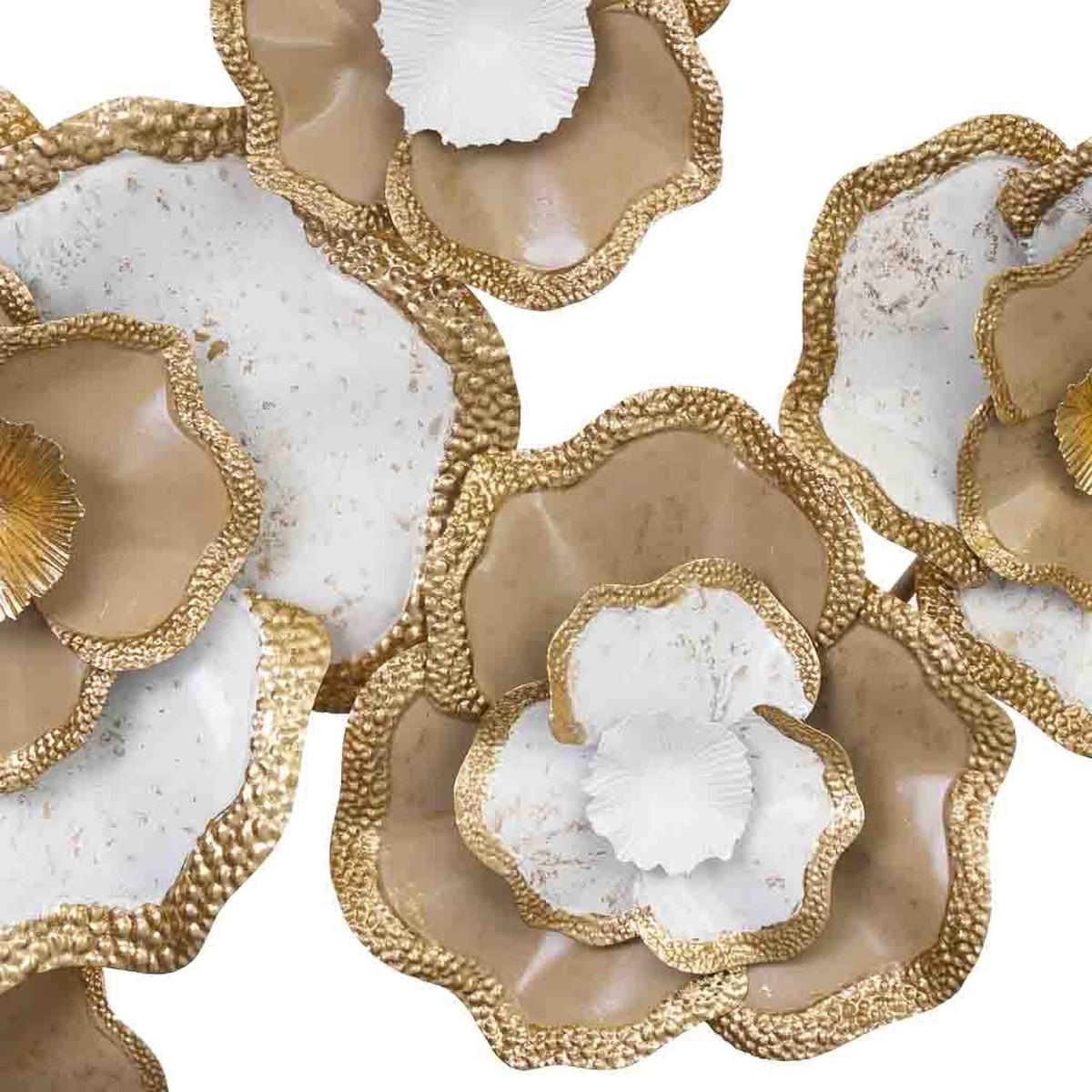 WANDDEKO-OBJEKT aus Metall, 135x67x10cm - Goldfarben, Metall (134.6/10.2/67.3cm) - Wanderlust