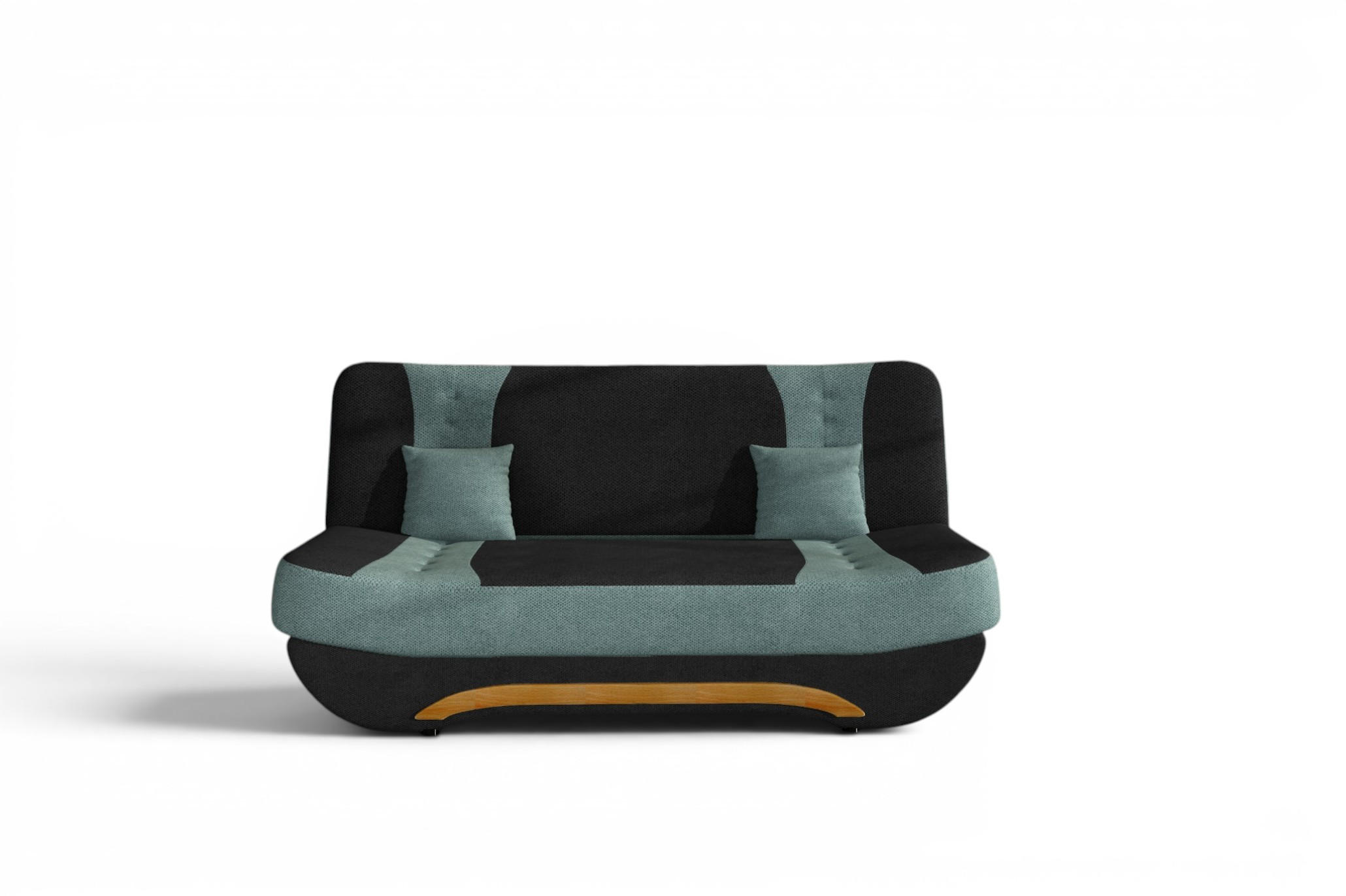 SCHLAFSOFA Kandy - Türkis, Holzwerkstoff/Textil (189/88/90cm) - Fun Möbel