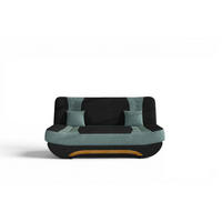 SCHLAFSOFA Kandy - Türkis, Holzwerkstoff/Textil (189/88/90cm) - Fun Möbel