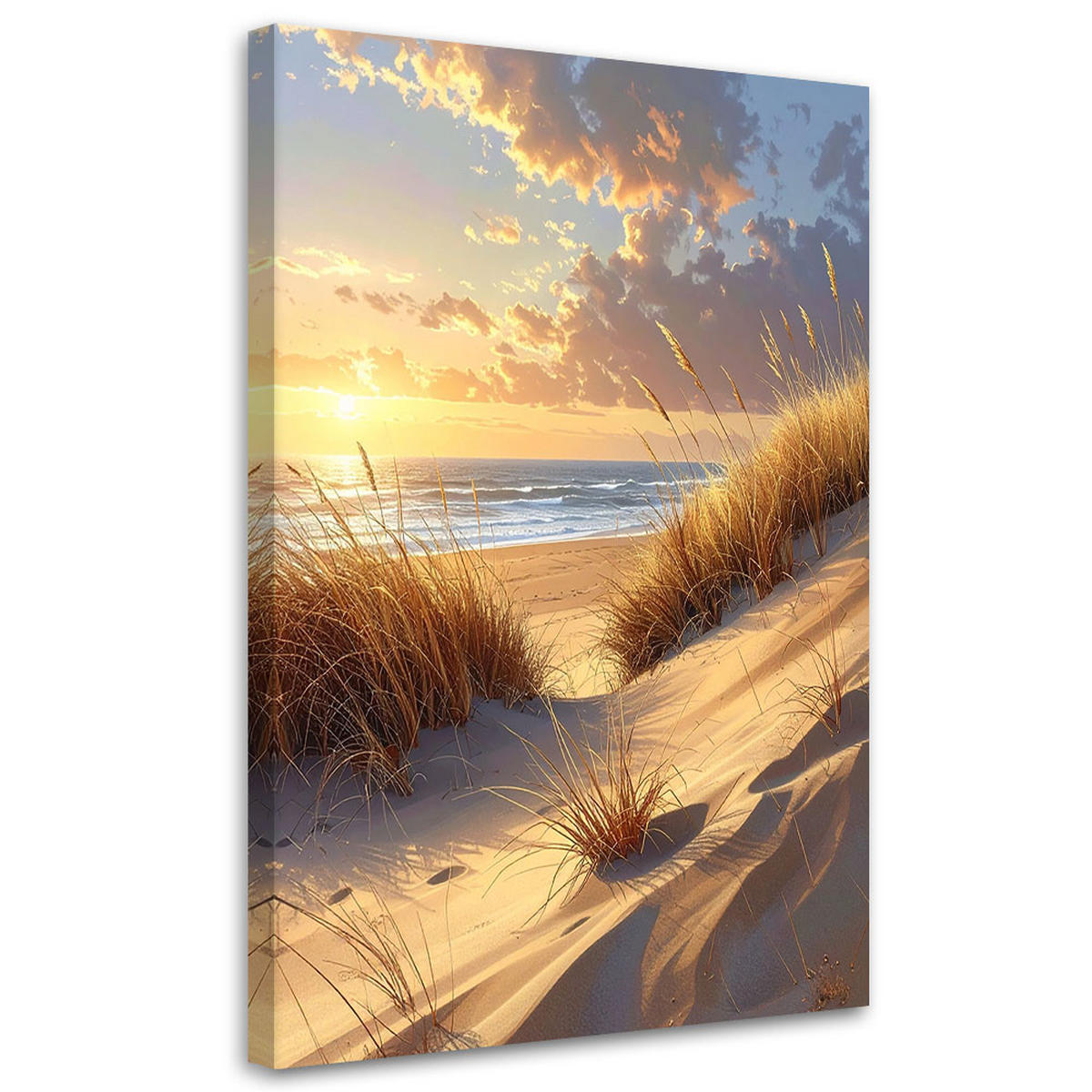 LEINWANDBILD Natur und Botanik 60x90cm - Beige, Textil (60/90cm) - Feeby