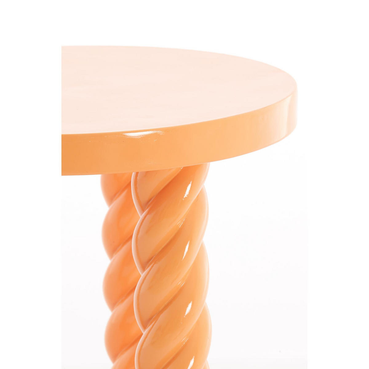 BEISTELLTISCH Vallejo Orange 46/46/46 cm - Orange, Kunststoff (46/46/46cm) - Light & Living