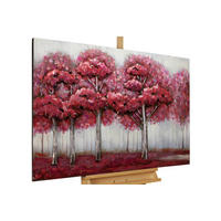METALLBILD Pink 100/70 cm - Pink, Metall (5.7/70cm) - KUNSTLOFT
