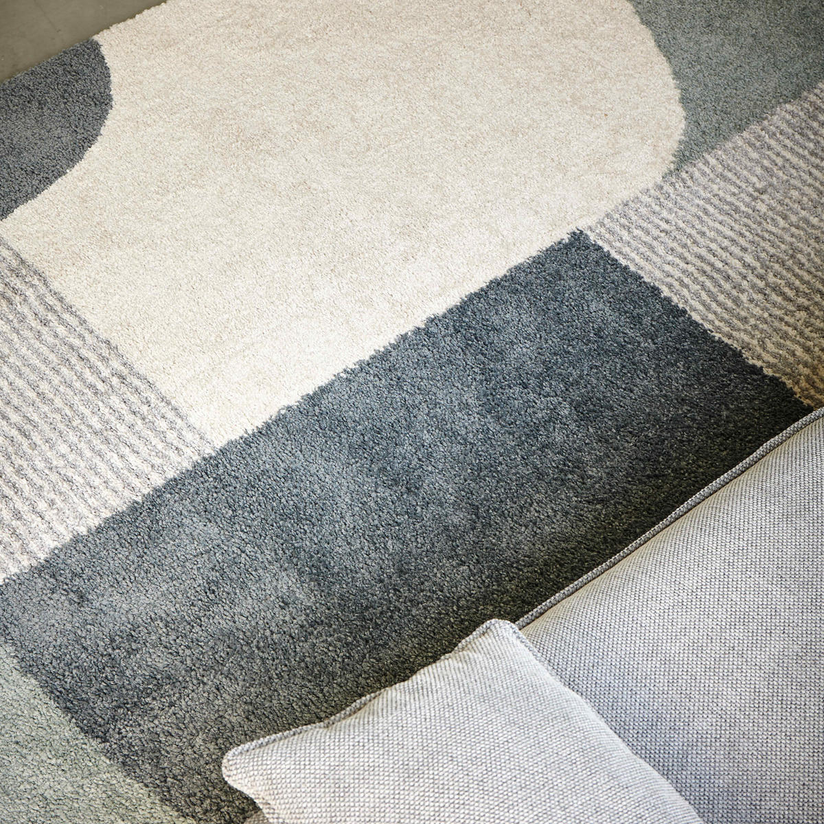 TEPPICH, 120 x 170 cm, Blau - Blau, Textil (170/120cm) - Oviala