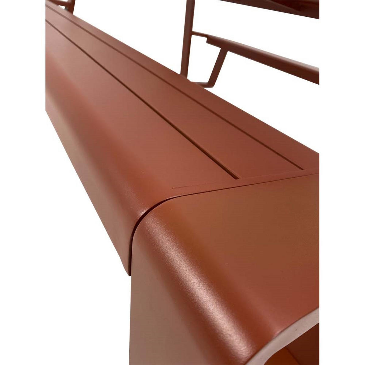PICKNICK-SET Estilo - Rot - 220/183/74 cm - Rot, Metall - Lesli Living