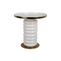 BEISTELLTISCH Ruby 41/41/41 cm - Weiß, Metall (41/41/41cm) - Leitmotiv