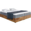 BOXSPRINGBETT LOFTY BOX - Grau, Holzwerkstoff (120/220cm) - Meblini