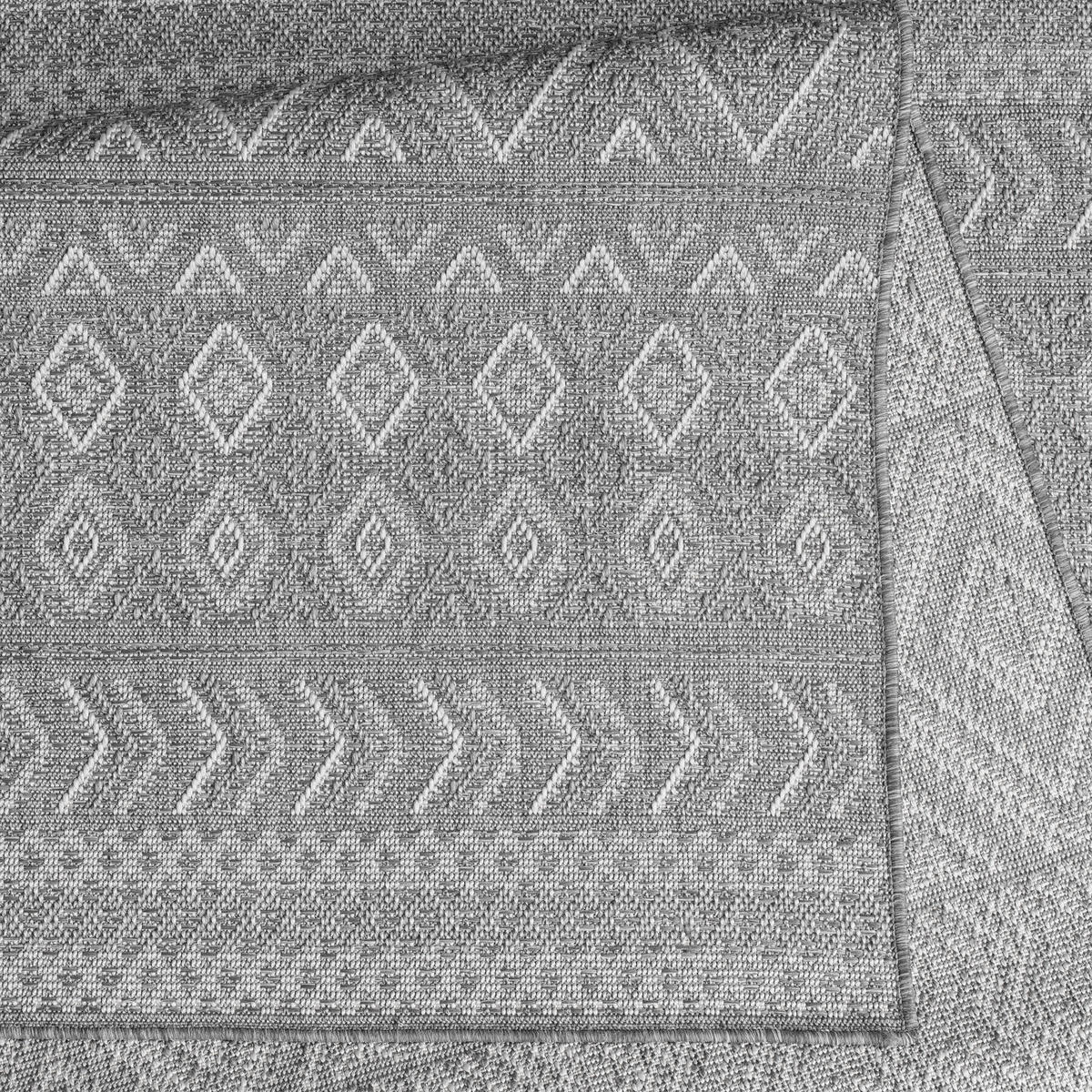 OUTDOORTEPPICH 80/250 cm Vermont 190 - Grau, Textil (80/250cm) - Paco Home