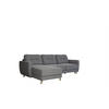 ECKSOFA Marlies In Sawana - Grau, Holzwerkstoff/Textil (233/140cm) - Fun Möbel