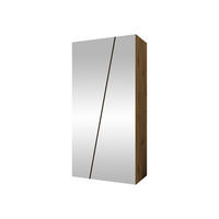 DREHTÜRENSCHRANK Zen 2L 100 cm - Schwarz/Eiche Artisan, Holzwerkstoff/Kunststoff (100/202/50cm) - MIRJAN24