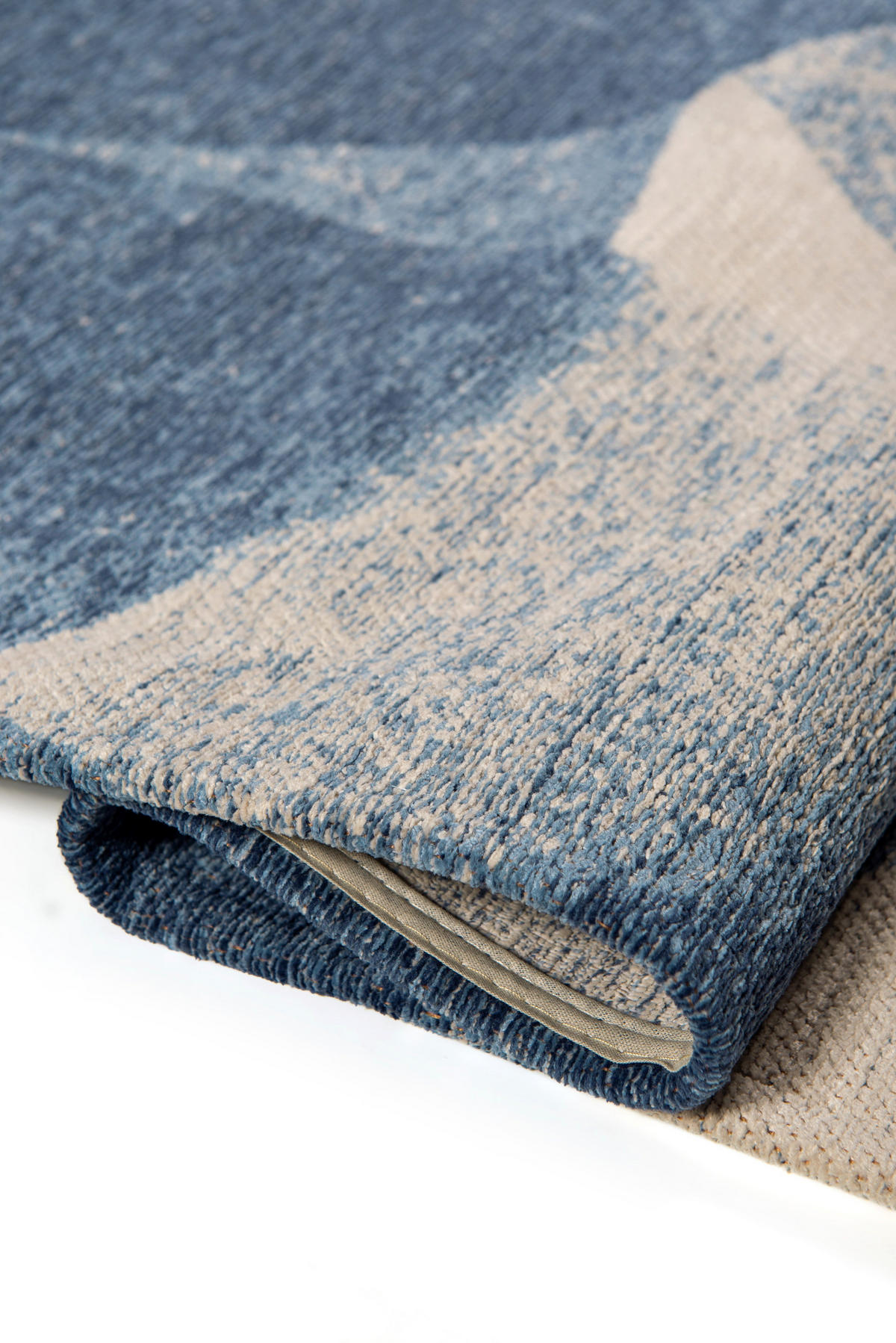 TEPPICH modern Flachgewebe TIRANA Blau 240 x 340 cm - Blau, Textil (240/340cm) - Novatrend