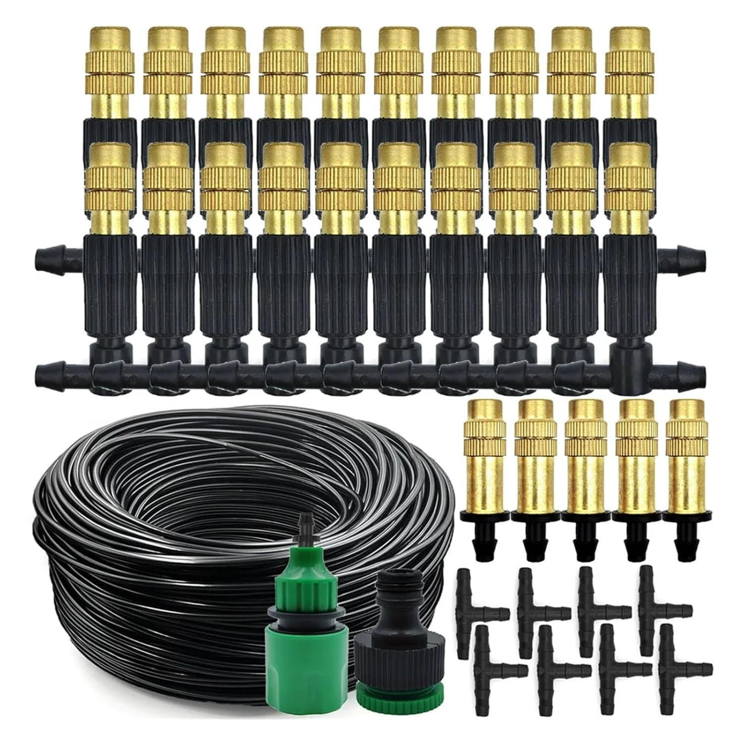 BEWÄSSERUNGSSYSTEM 15m Nebelkühlsystem - Schwarz, Kunststoff (1500/1/1cm) - Weltevree