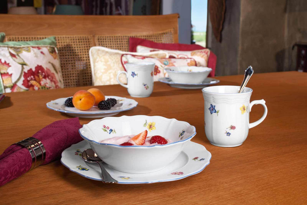 FRÜHSTÜCKSTELLER Sonate Nostalgie weiß ø 20,1 cm - Weiß, Keramik (20cm) - Seltmann Weiden