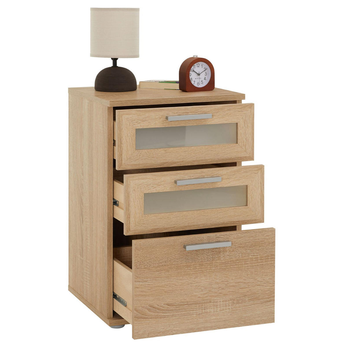 NACHTTISCH MARIKE - Sonoma Eiche, Holzwerkstoff (40/63/38cm) - CARO-Möbel